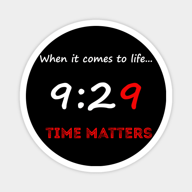 9 Minutes 29 Seconds | When it comes to life time matters | George Floyd Matters Magnet by TOMOPRINT⭐⭐⭐⭐⭐